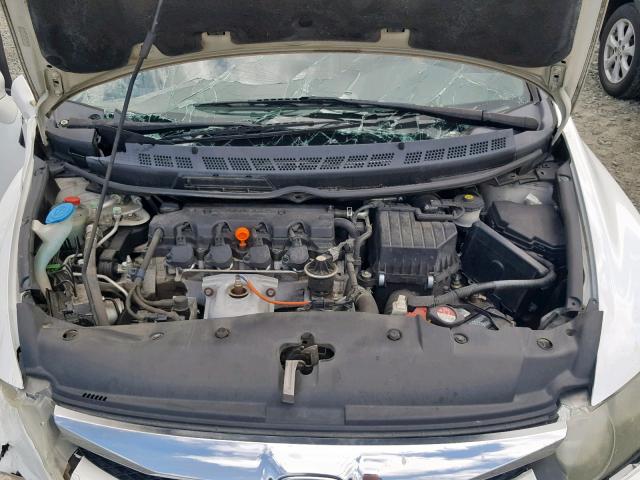 2HGFA1F90AH522614 - 2010 HONDA CIVIC EXL 白色 照片 7