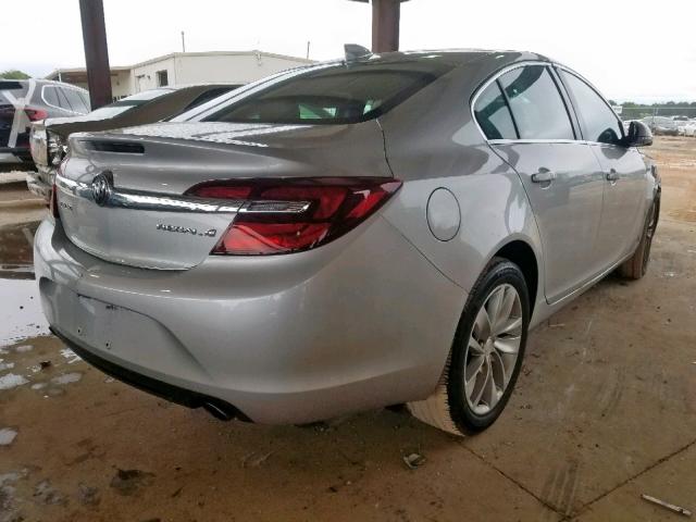 2G4GK5EX4G9103946 - 2016 BUICK REGAL SILVER photo 4