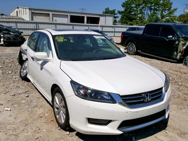 1HGCR2F87EA195416 - 2014 HONDA ACCORD EXL WHITE photo 1