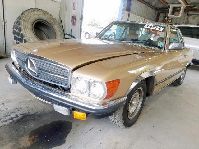 WDB1070451A012422 - 1984 MERCEDES-BENZ BENZ GOLD photo 2