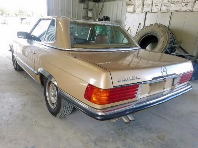 WDB1070451A012422 - 1984 MERCEDES-BENZ BENZ GOLD photo 3