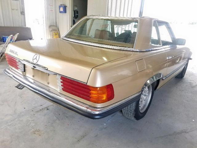 WDB1070451A012422 - 1984 MERCEDES-BENZ BENZ GOLD photo 4