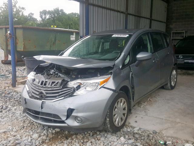 3N1CE2CP5FL364688 - 2015 NISSAN VERSA NOTE SILVER photo 2