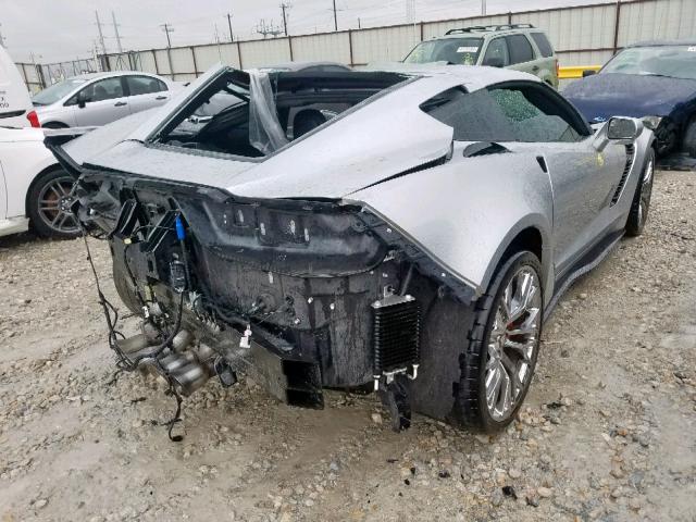 1G1YU2D60G5606020 - 2016 CHEVROLET CORVETTE 3 SILVER photo 4