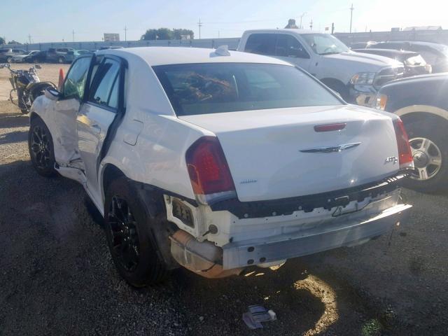 2C3CCAGG1KH610795 - 2019 CHRYSLER 300 S WHITE photo 3