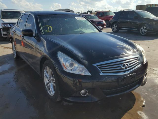 JN1CV6AP9DM725093 - 2013 INFINITI G37 BASE BLACK photo 1