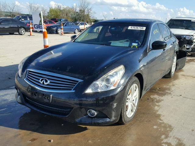 JN1CV6AP9DM725093 - 2013 INFINITI G37 BASE BLACK photo 2