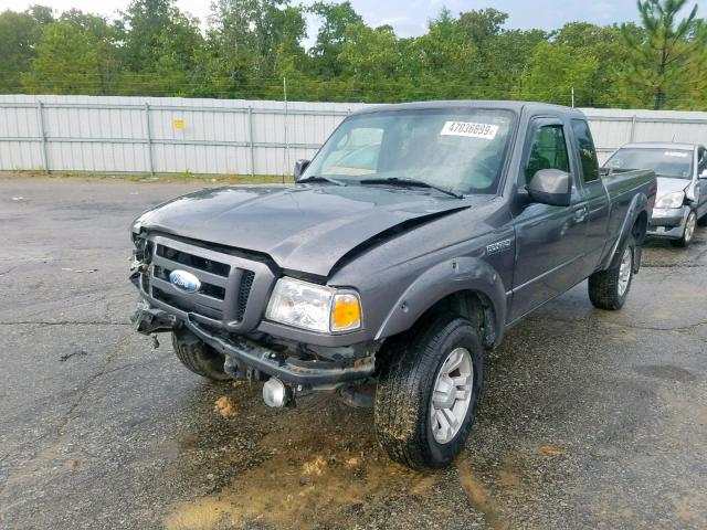 1FTYR14UX7PA12296 - 2007 FORD RANGER SUP GRAY photo 2