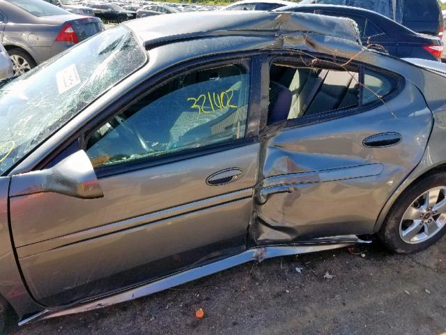 2G2WP522251331924 - 2005 PONTIAC GRAND PRIX GRAY photo 9