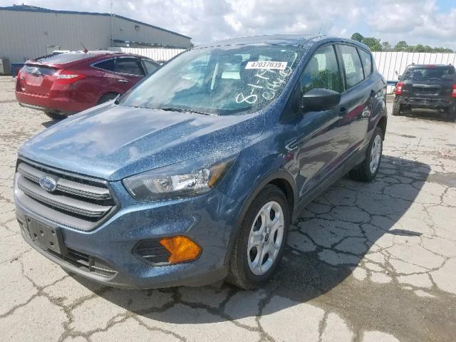 1FMCU0F79JUB50989 - 2018 FORD ESCAPE S BLUE photo 2