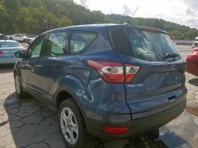 1FMCU0F79JUB50989 - 2018 FORD ESCAPE S BLUE photo 3