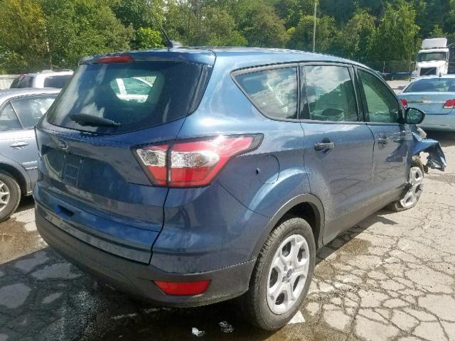 1FMCU0F79JUB50989 - 2018 FORD ESCAPE S BLUE photo 4