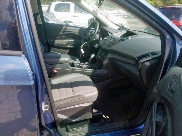 1FMCU0F79JUB50989 - 2018 FORD ESCAPE S BLUE photo 5