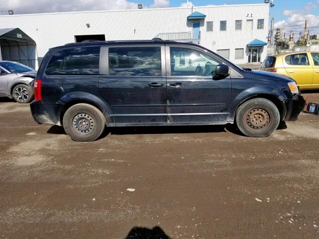 2D8HN44H08R810825 - 2008 DODGE GRAND CARA BLACK photo 9