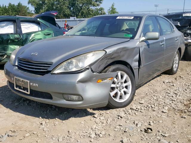 JTHBF30G220034674 - 2002 LEXUS ES 300 GRAY photo 2