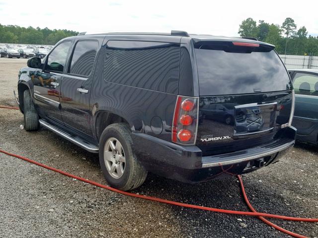 1GKFK66837J274032 - 2007 GMC YUKON XL D BLACK photo 3