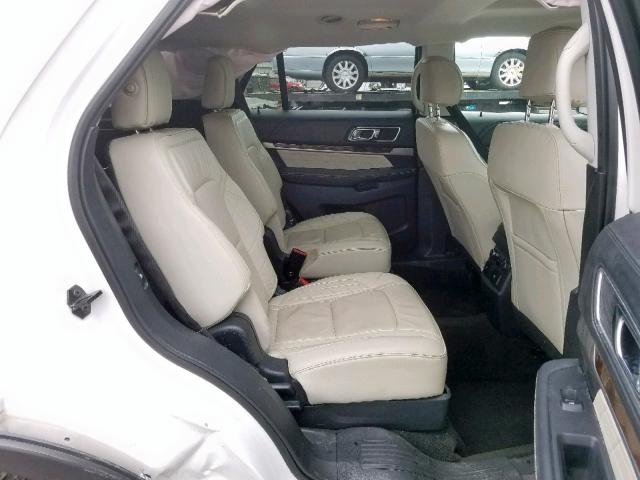 1FM5K8HTXGGB38851 - 2016 FORD EXPLORER P WHITE photo 6