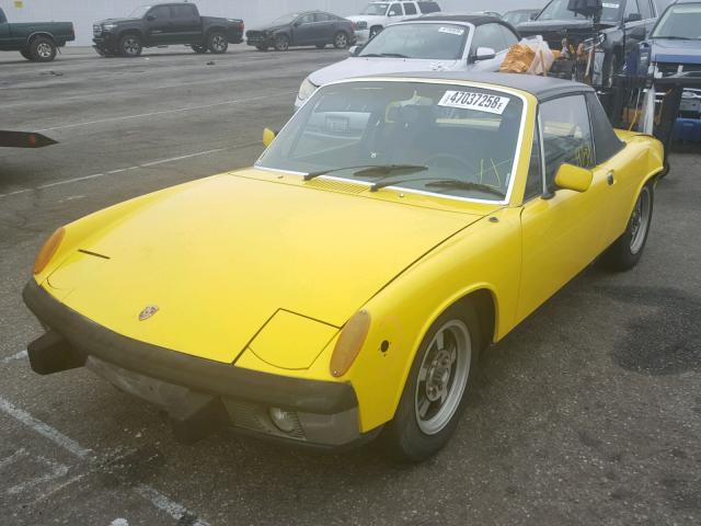 4732917765 - 1973 PORSCHE 914 YELLOW photo 2