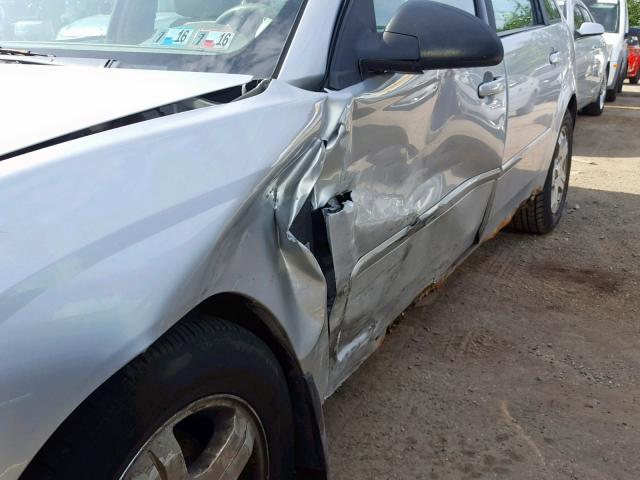 1G1ZU64805F218967 - 2005 CHEVROLET MALIBU MAX 银色 照片 9