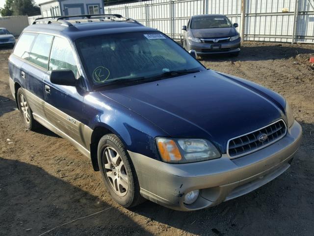 4S3BH675147621007 - 2004 SUBARU LEGACY OUT BLUE photo 1