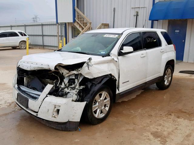 2CTALMEC9B6278903 - 2011 GMC TERRAIN SL WHITE photo 2