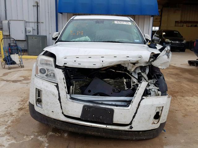 2CTALMEC9B6278903 - 2011 GMC TERRAIN SL WHITE photo 9