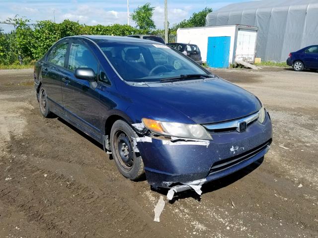 1HGFA16316L802824 - 2006 HONDA CIVIC DX V BLUE photo 1