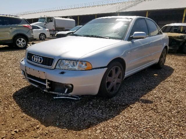 WAURD68D51A095671 - 2001 AUDI S4 2.7 QUA SILVER photo 2