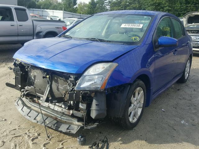 3N1AB6AP2BL679422 - 2011 NISSAN SENTRA 2.0 BLUE photo 2