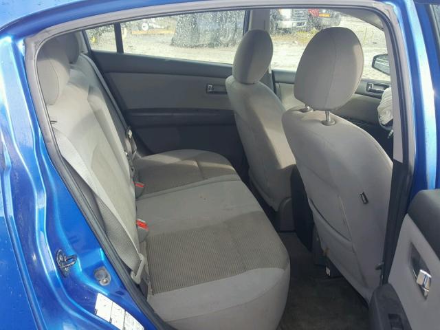 3N1AB6AP2BL679422 - 2011 NISSAN SENTRA 2.0 BLUE photo 6