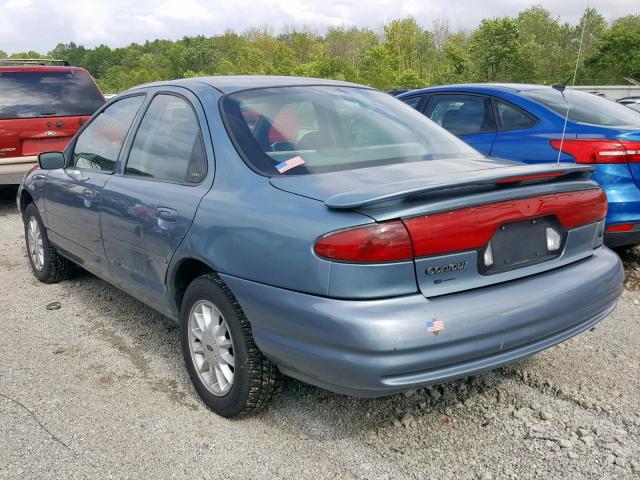 3FAFP6535XM105111 - 1999 FORD CONTOUR LX BLUE photo 3