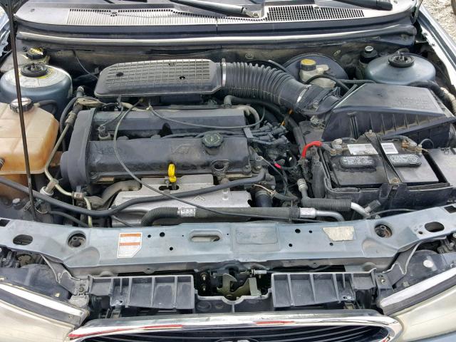 3FAFP6535XM105111 - 1999 FORD CONTOUR LX BLUE photo 7