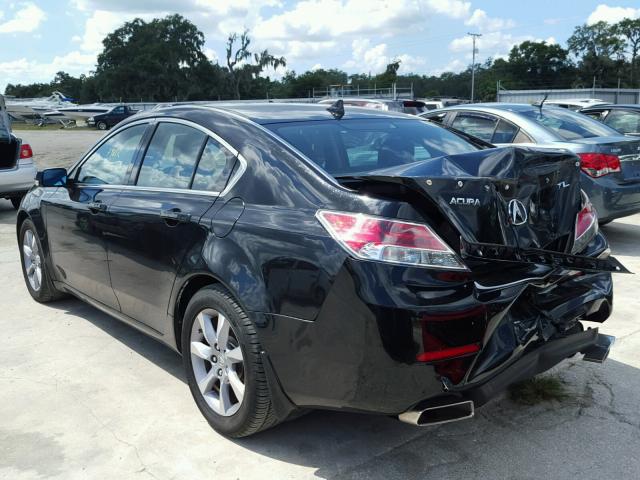 19UUA8F50CA021964 - 2012 ACURA TL BLACK photo 3