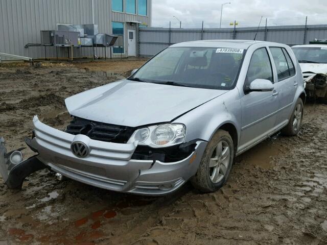 9BWEL41J484019737 - 2008 VOLKSWAGEN CITY GOLF SILVER photo 2