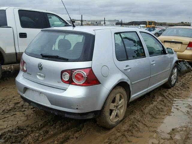 9BWEL41J484019737 - 2008 VOLKSWAGEN CITY GOLF SILVER photo 4