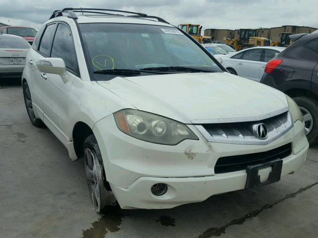 5J8TB18237A001717 - 2007 ACURA RDX WHITE photo 1