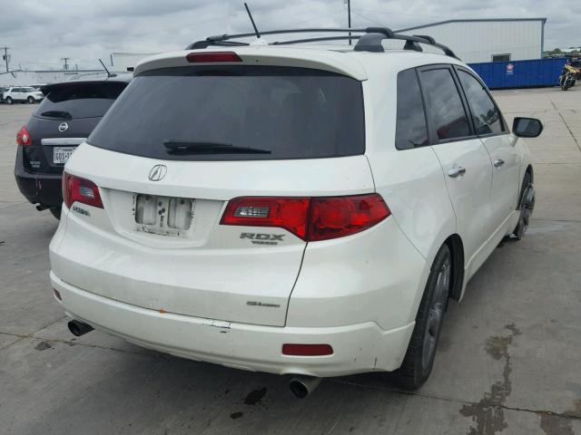 5J8TB18237A001717 - 2007 ACURA RDX WHITE photo 4