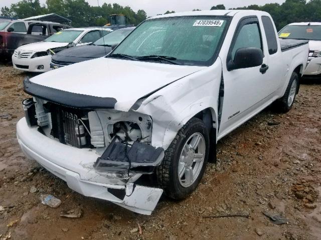 1GCCS196348152835 - 2004 CHEVROLET COLORADO WHITE photo 2