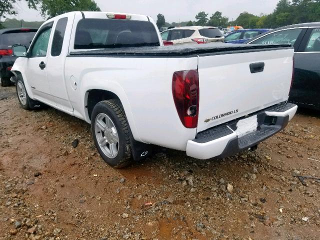 1GCCS196348152835 - 2004 CHEVROLET COLORADO WHITE photo 3