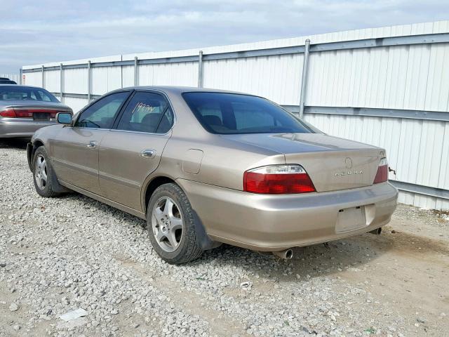 19UUA56643A093032 - 2003 ACURA 3.2TL GOLD photo 3