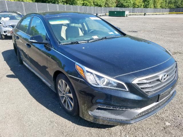 5NPE34AF1GH427305 - 2016 HYUNDAI SONATA SPO BLACK photo 1