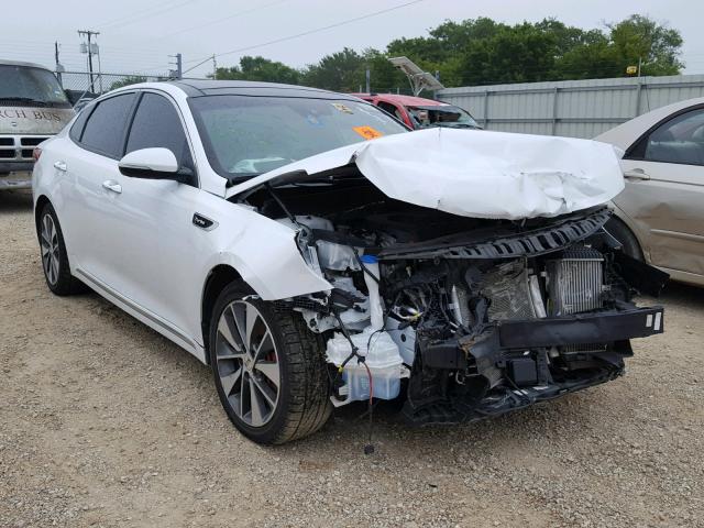 5XXGV4L29GG015285 - 2016 KIA OPTIMA SXL WHITE photo 1