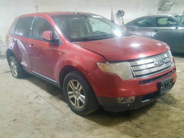 2FMDK48C78BA18132 - 2008 FORD EDGE SEL RED photo 1