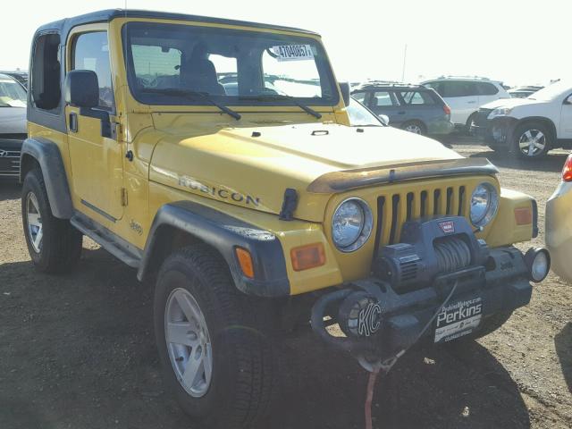 1J4FA69S36P705786 - 2006 JEEP WRANGLER / YELLOW photo 1