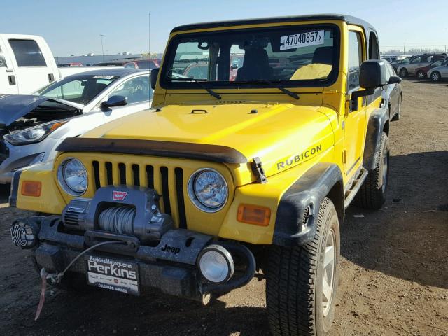 1J4FA69S36P705786 - 2006 JEEP WRANGLER / YELLOW photo 2