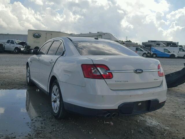 1FAHP2EW0CG134421 - 2012 FORD TAURUS SEL WHITE photo 3