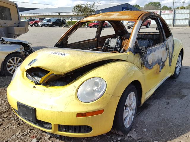 3VWPW31C98M515379 - 2008 VOLKSWAGEN NEW BEETLE ყვითელი ფოტო 2