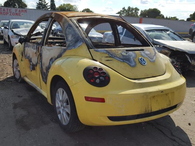 3VWPW31C98M515379 - 2008 VOLKSWAGEN NEW BEETLE ყვითელი ფოტო 3