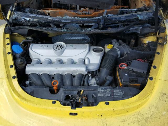 3VWPW31C98M515379 - 2008 VOLKSWAGEN NEW BEETLE ყვითელი ფოტო 7