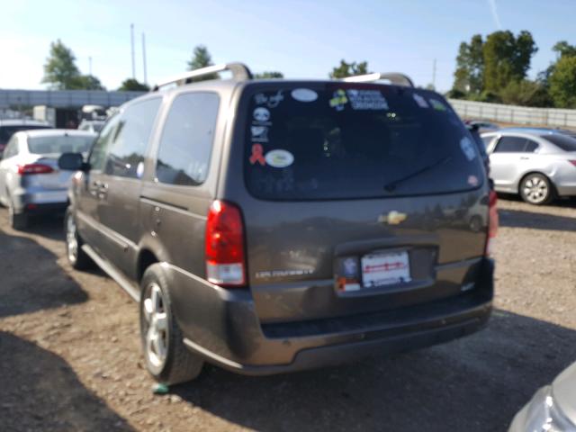 1GNDV33108D104492 - 2008 CHEVROLET UPLANDER L Qəhvəyi foto 3